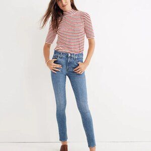 Madewell Skinny High/Mid Rise 9" Jeans - Regina Wash - Size 28
